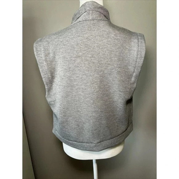 BCBGmaxazria Convertible Detachable Open Jacket Size Small Grey Casual - Picture 14 of 16